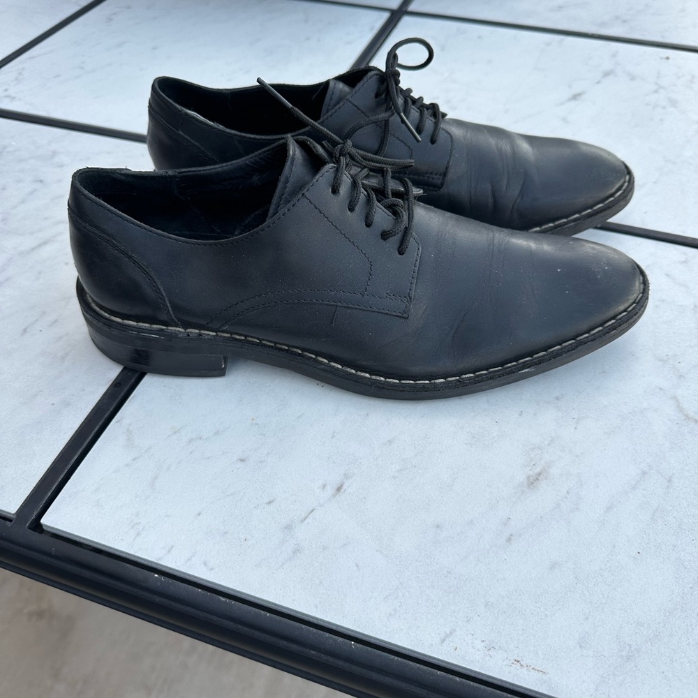 Cole Haan Classic Black Men's Dress Shoes soft leather size 9.5